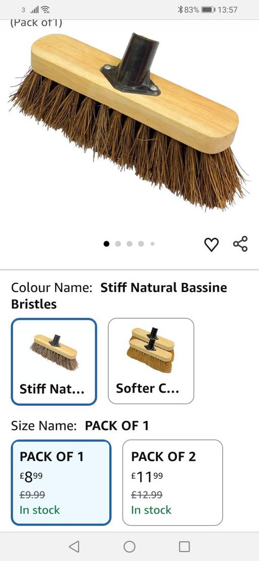  — New broom head
