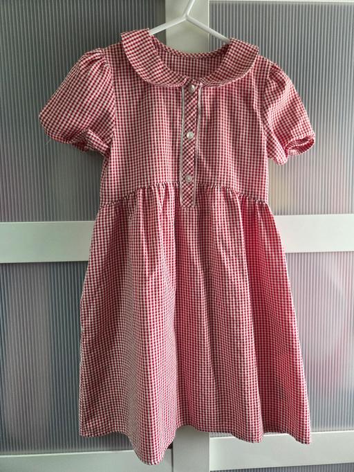  — Age 6-7 GEORGE red summer school dress