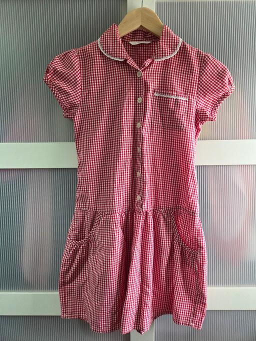  — Age 9-10 M&S red school summer dress