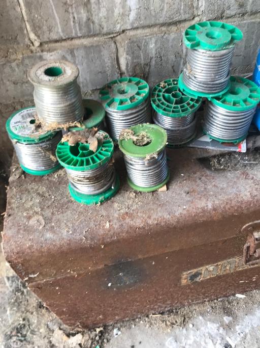  — Fry lead free solder wire x9 rolls 3.25mm dia