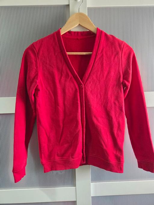  — Age 11-12 GEORGE red school cardigan