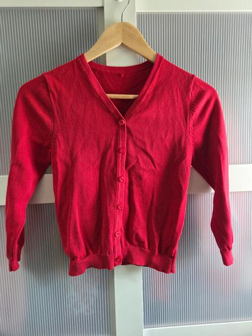  — Age 8-9 GEORGE red school cardigan