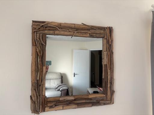  — Rustic Driftwood Mirror