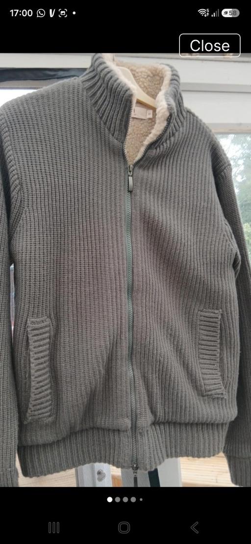  — man's fleece lined jacket size M