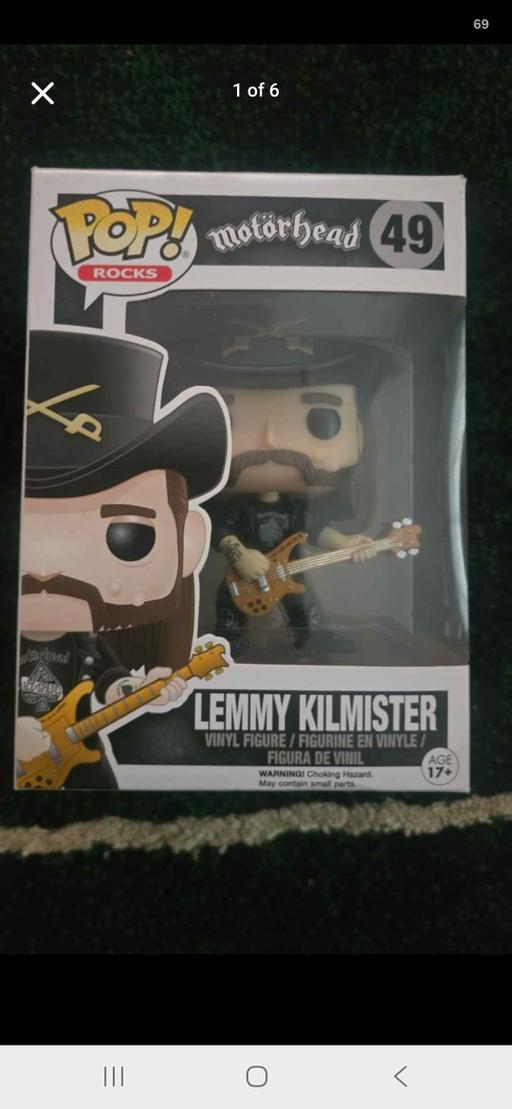  — Vinyl funko pop lemmy kilmister