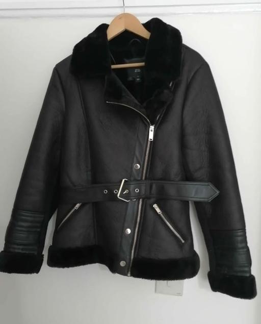  — River island women's size 12 black jacket