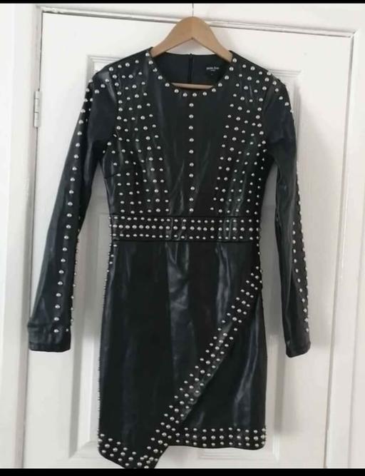  — women's size 10 black studded dress