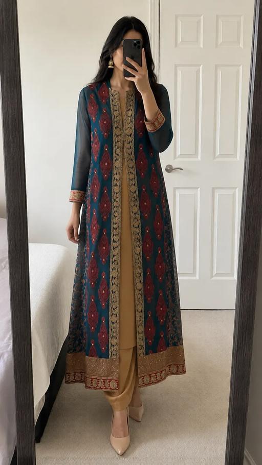  — Asian / Indian Elegant Long Dress