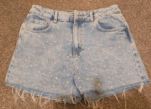  — 11-12 years girls denim shorts