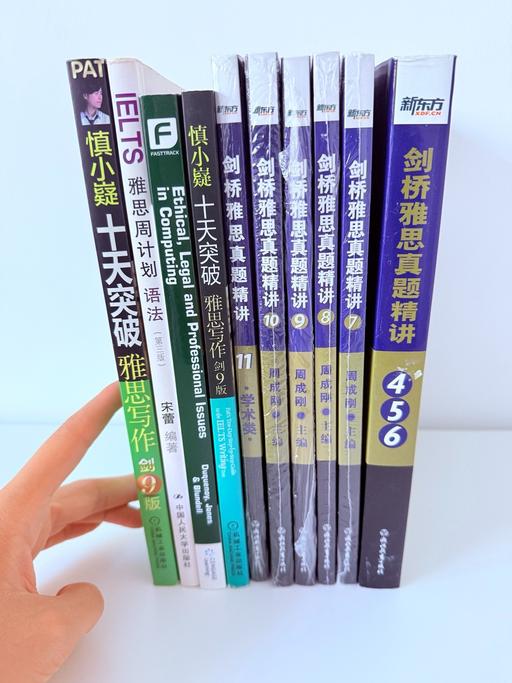  — 10 x IELTS Study Books Bundle
