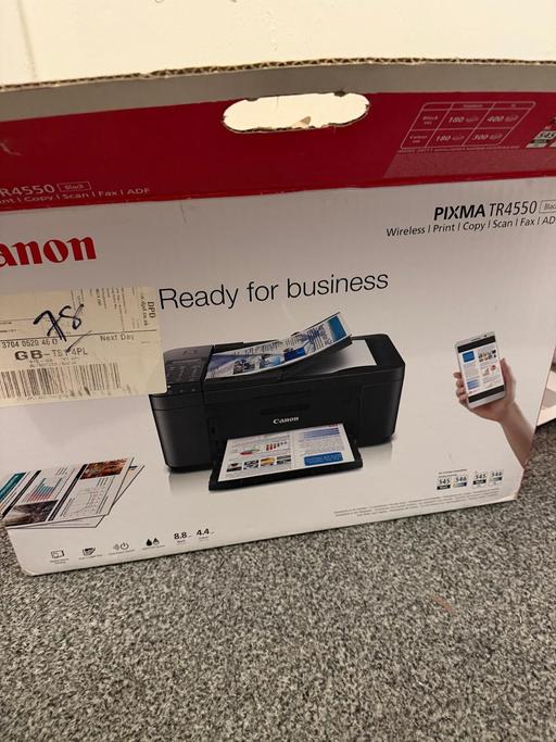  — Canon PIXMA TR4550 Printer – Like New – £35