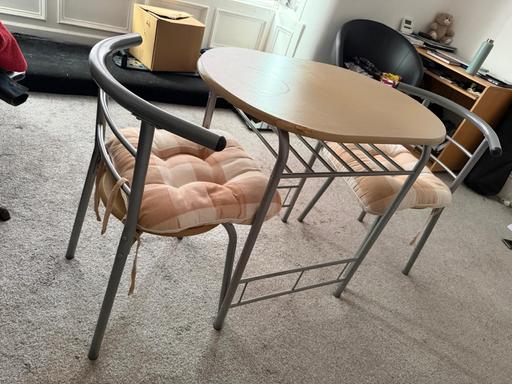  — Coffee table with 2 chairs