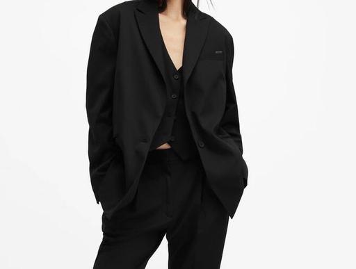  — All Saints Smart Black Blazer - UK Size 8