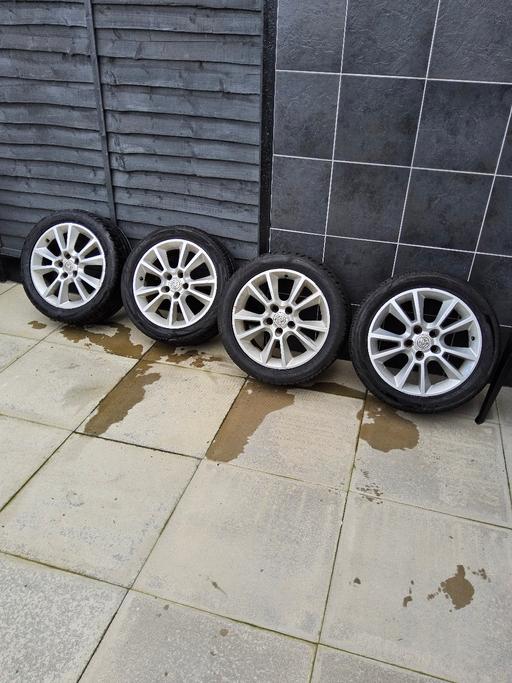  — set vaxhall wheels and tyres,, 18inch