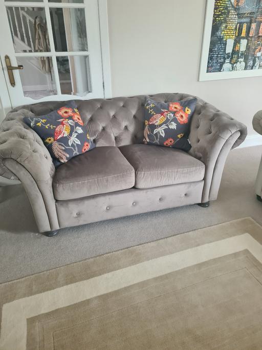  — 2 seater sofa as new   £190.