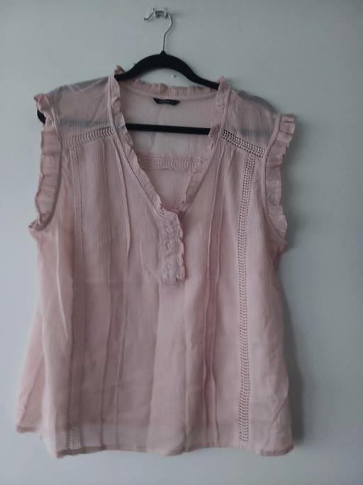  — roman frill blouse size 14