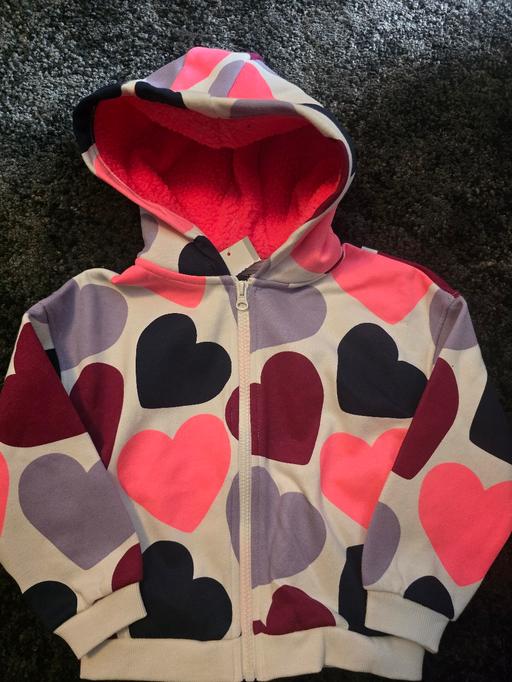  — NEW 2-3 years TU girls zip up hoody