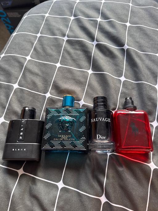  — Used and empty after shave bottles