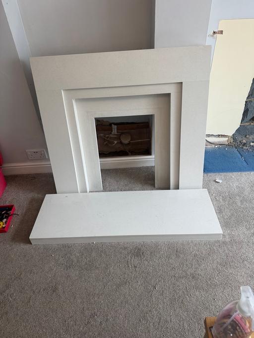  — Marble Effect Fireplace Surround