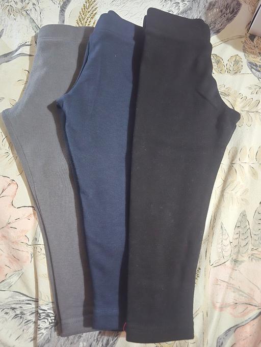  — 3-4 years girls fleece leggings x3