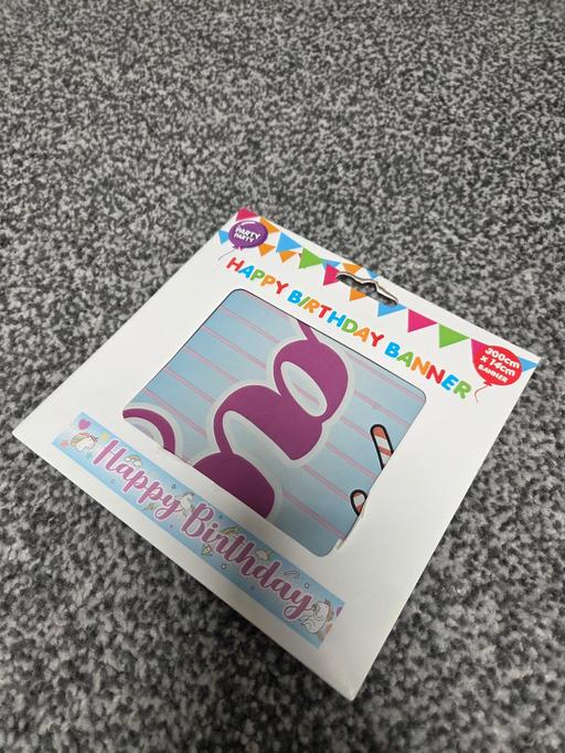  — Birthday banner