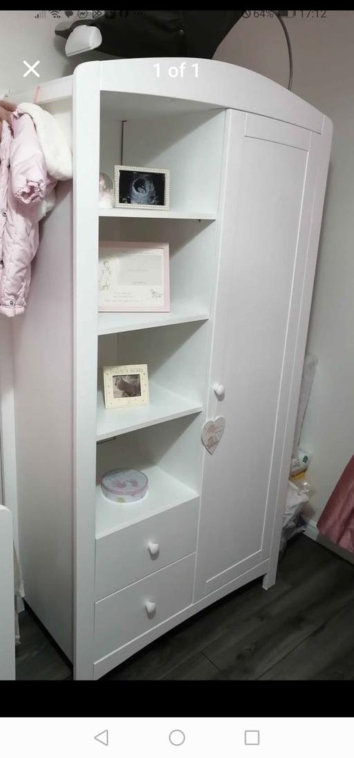  — White baby bedroom nursery wardrobe