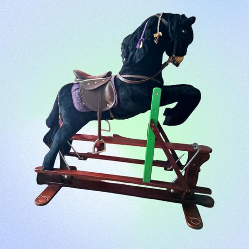  — Title:MJ Mark "Uranus" L Glider Rocking Horse
