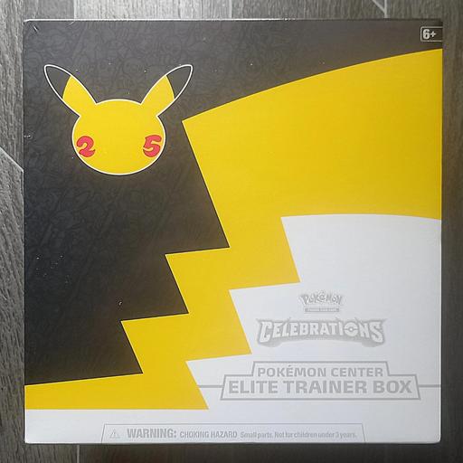  — 25th Celebrations Pokemon Center ETB TCG Poké