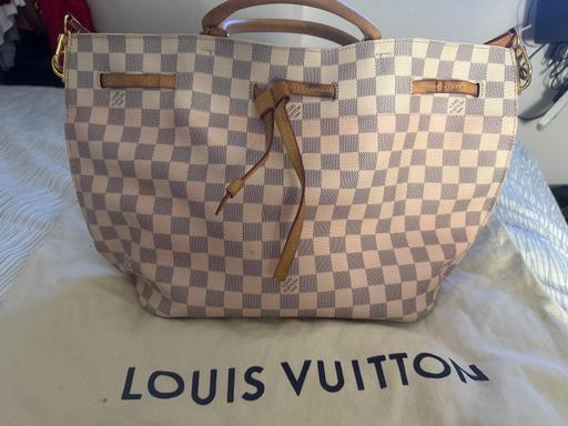  — Authentic Louie Vuitton Damier Azur bag.