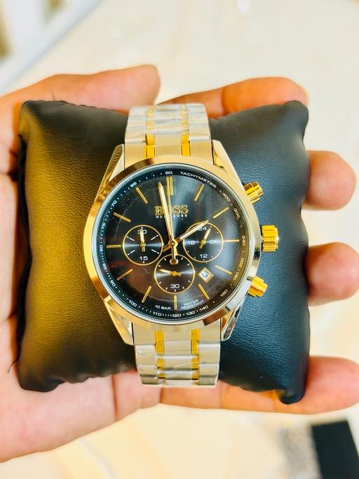  — Boss watch black dial stainless steel new