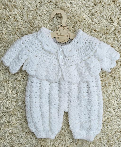  — Handmade crochet baby set newborn