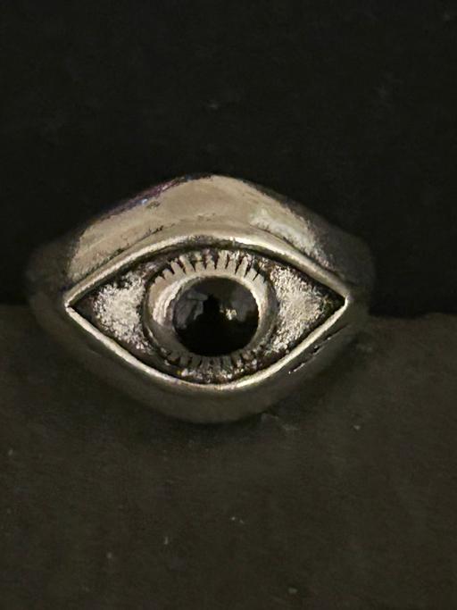  — Unisex Gothic Style  3D eye motif Ring