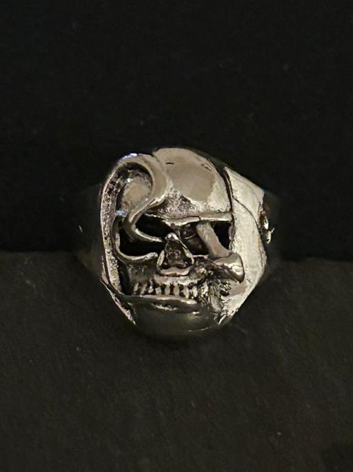  — Unisex Skull & Snake Ring - Size 7.25cm