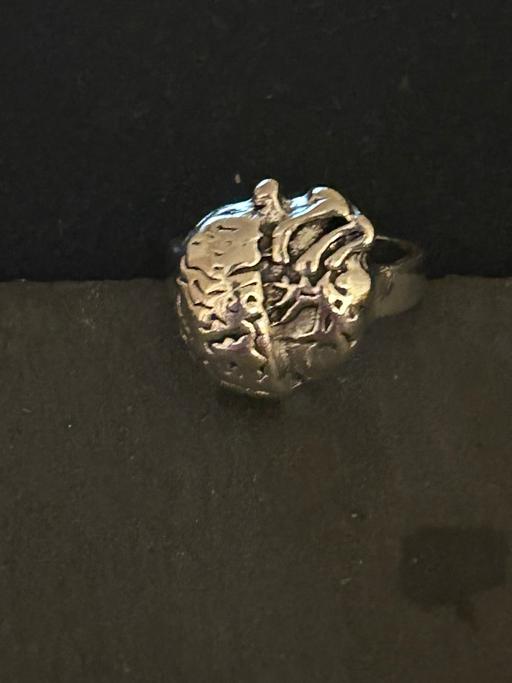  — Unisex Gothic Style Brain 🧠 Ring - Size 7
