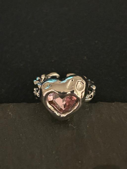  — Ladies /girls Chunky Heart Ring - Size 1.6cm