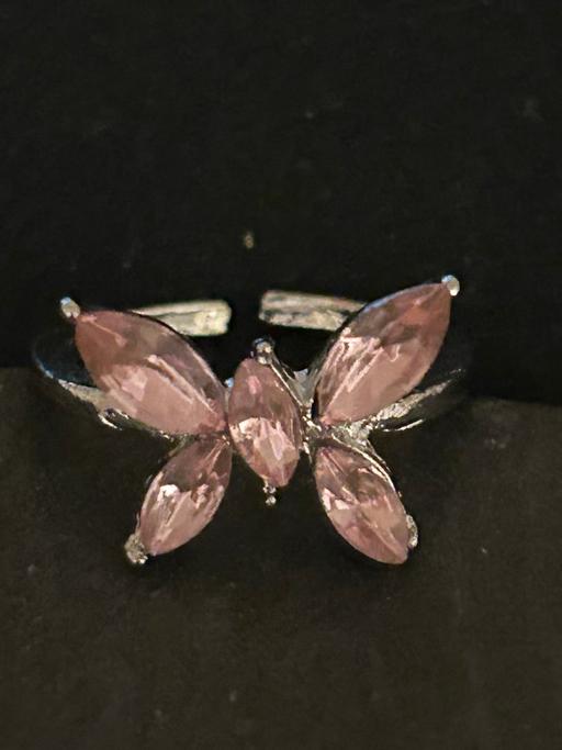  — Ladies / Girls Adjustable Butterfly Ring