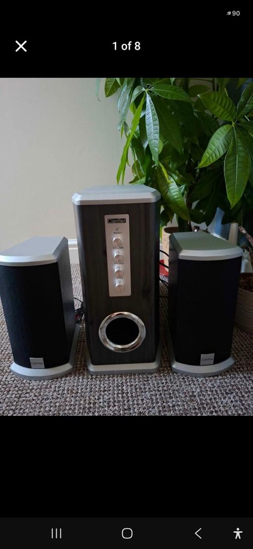  — clarifier rs-501 speakers with amplifier and