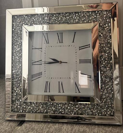  — Silver clock for sale