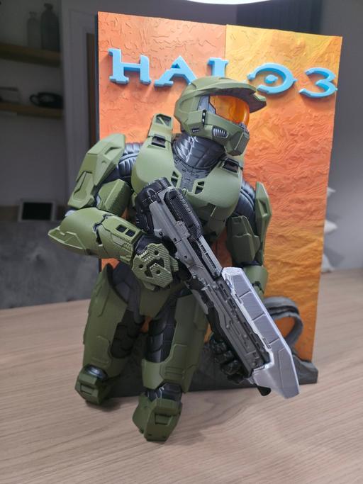  — Halo 3d printed poster