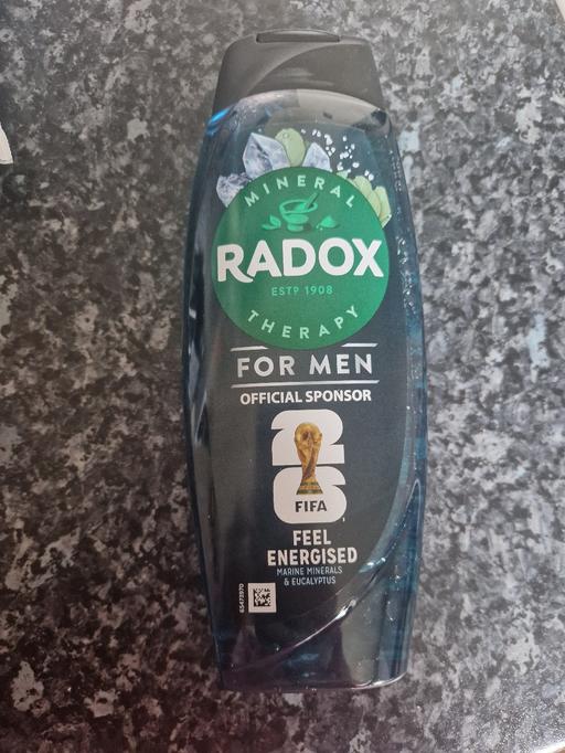 — brand new mens radox shower gel
