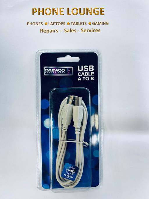  — USB A to USB B (Printer cable) 1.8m
