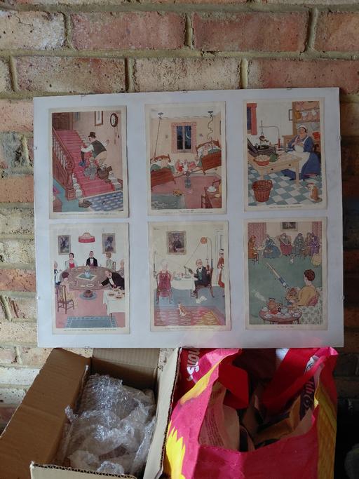  — W. Heath Robinson Mounted Print Set.