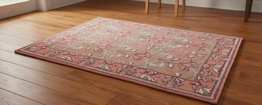  — Rare Vintage Tufted Hooked Wool Rug