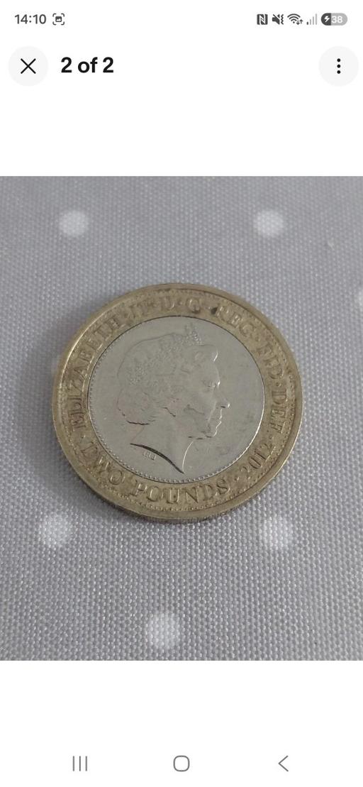  — £2 COIN. LONDON TO RIO OLYMPICS
