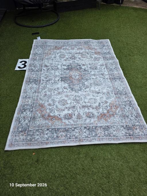  — Large Rug 160x230cm Taupe Washable