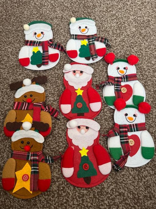  — 8 Christmas cutlery holders