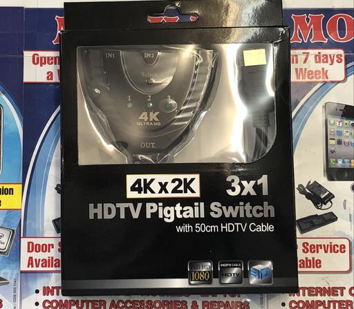  — 4K HDMI Splitter Switch 3 Port HDMI Switch
