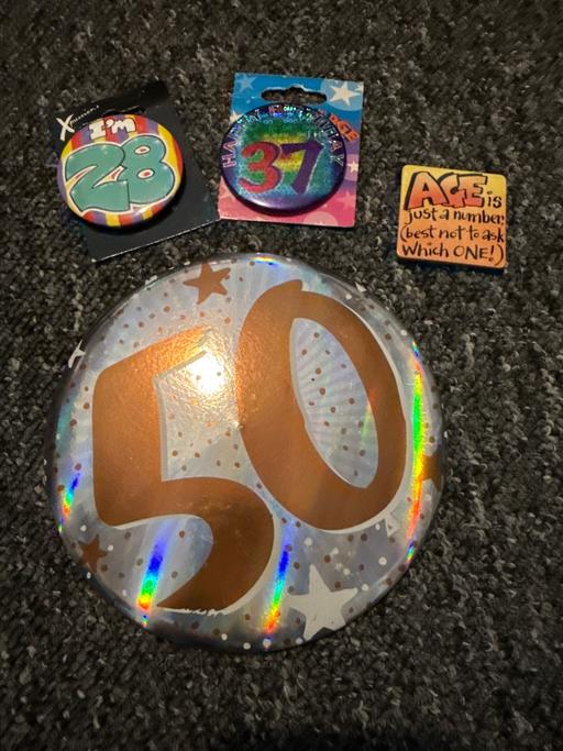  — Birthday Badges