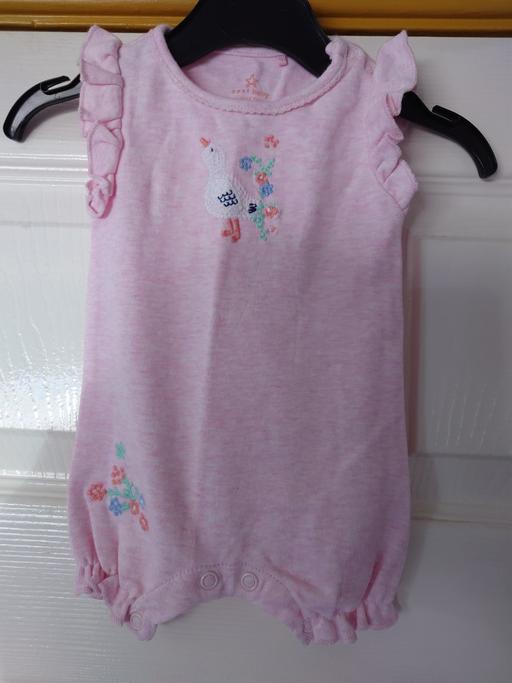  — Baby girls pink romper size first size