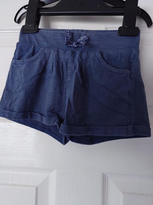  — Girls navy shorts size 18-24 months